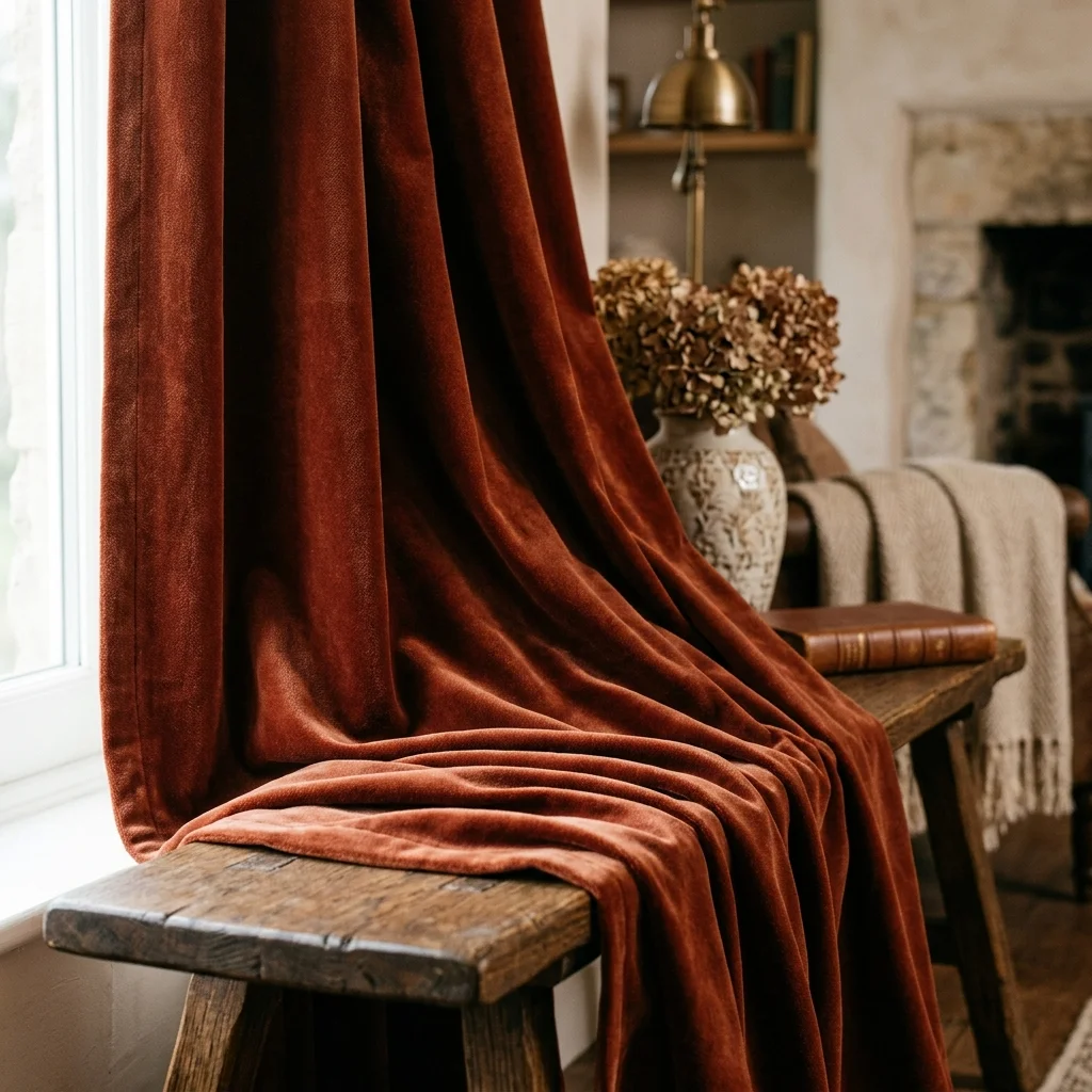 Burnt Sienna Velvet