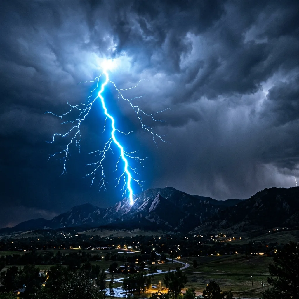 Electric Blue Lightning