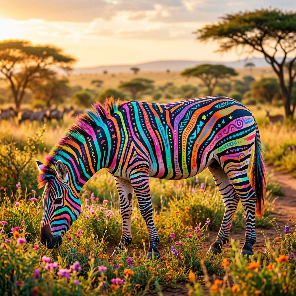 Funky Zebra Stripes