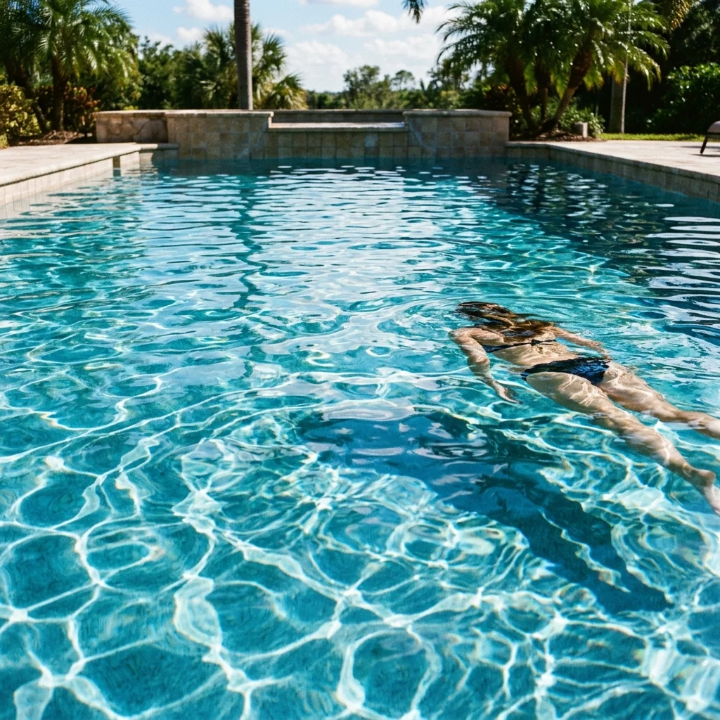 Pool Water Reflection