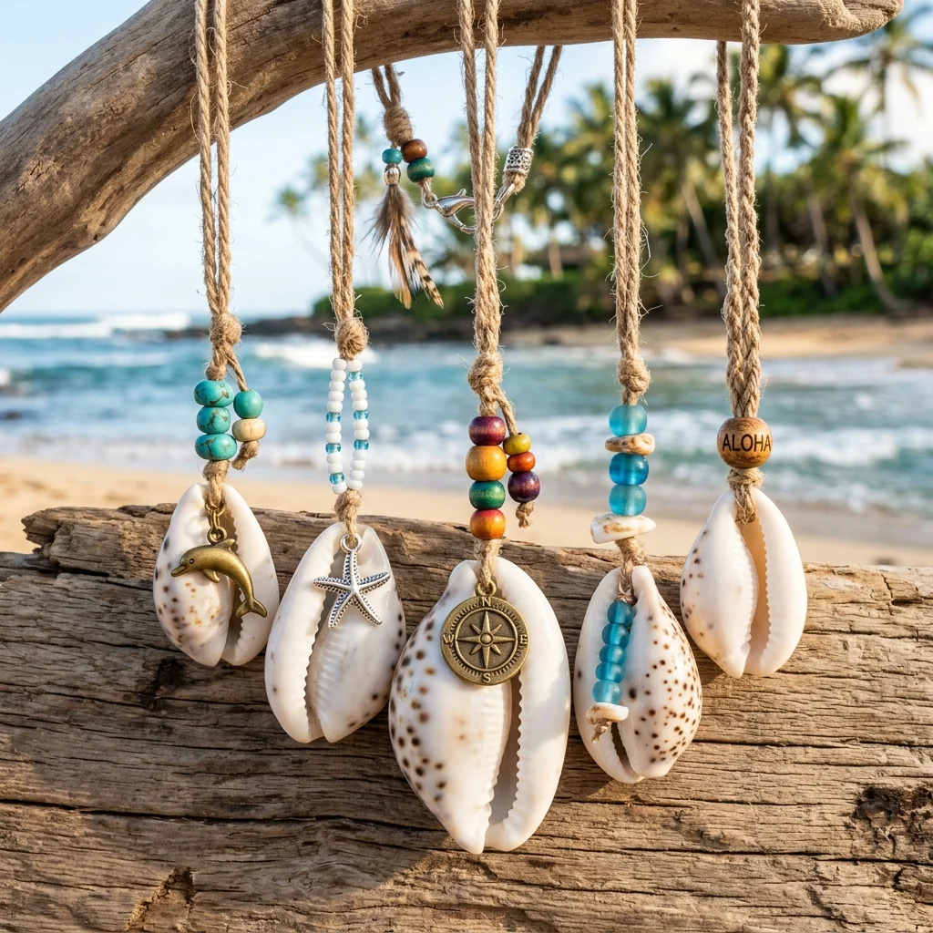 Puka Shell Charms