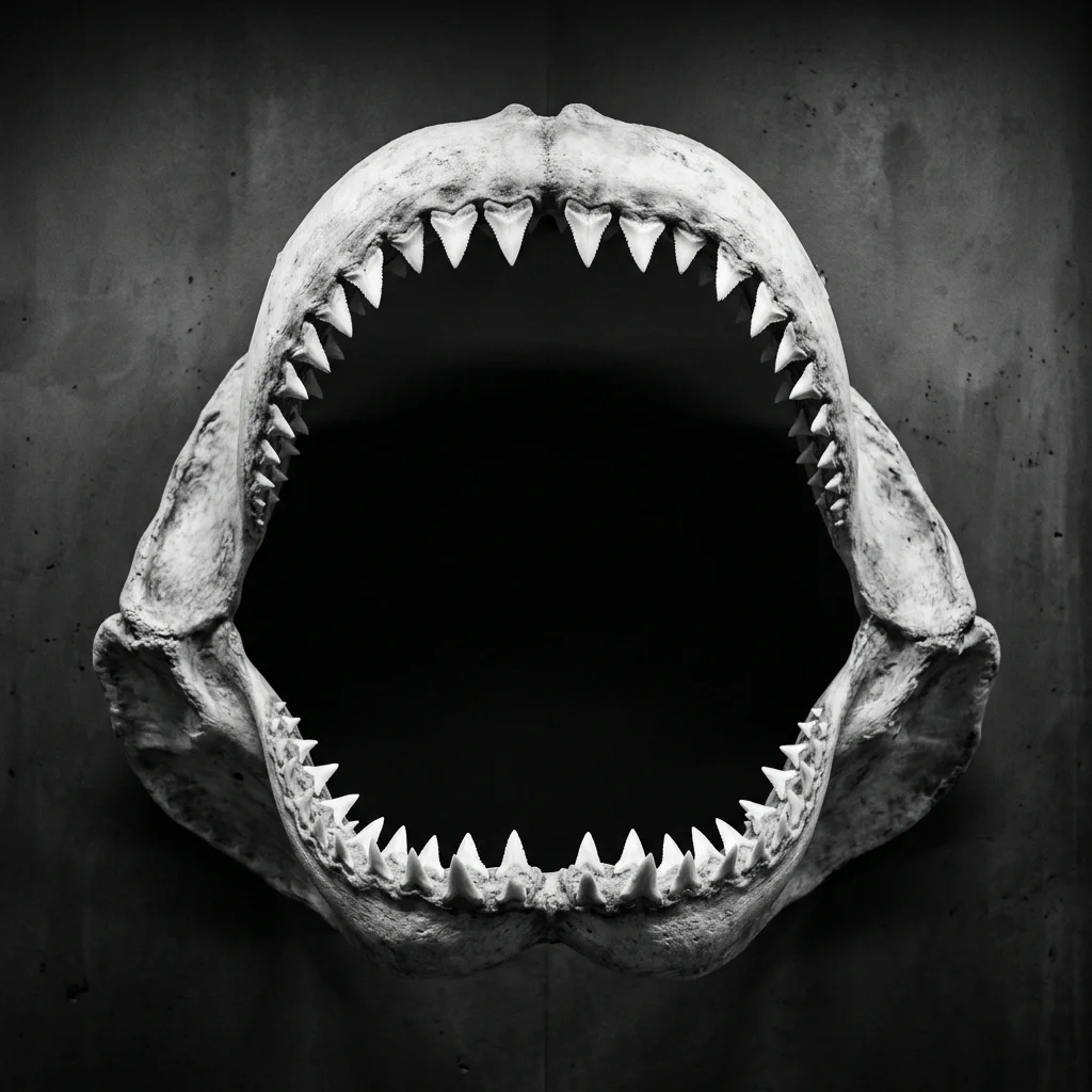 Shark Jaw Negative Space