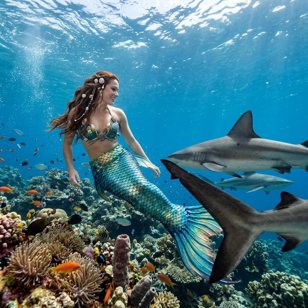 Mermaid Scales and Shark Fins