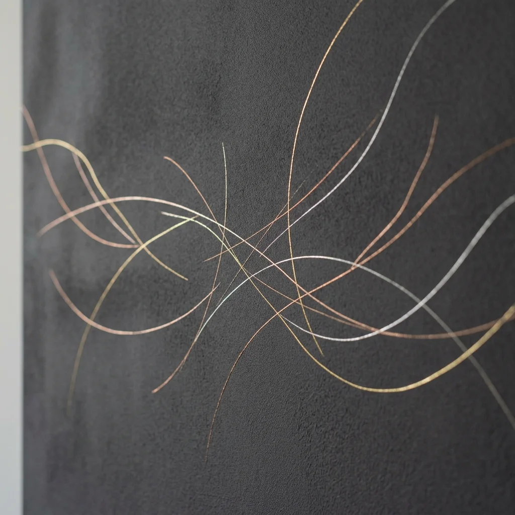 Subtle Metallic Lines