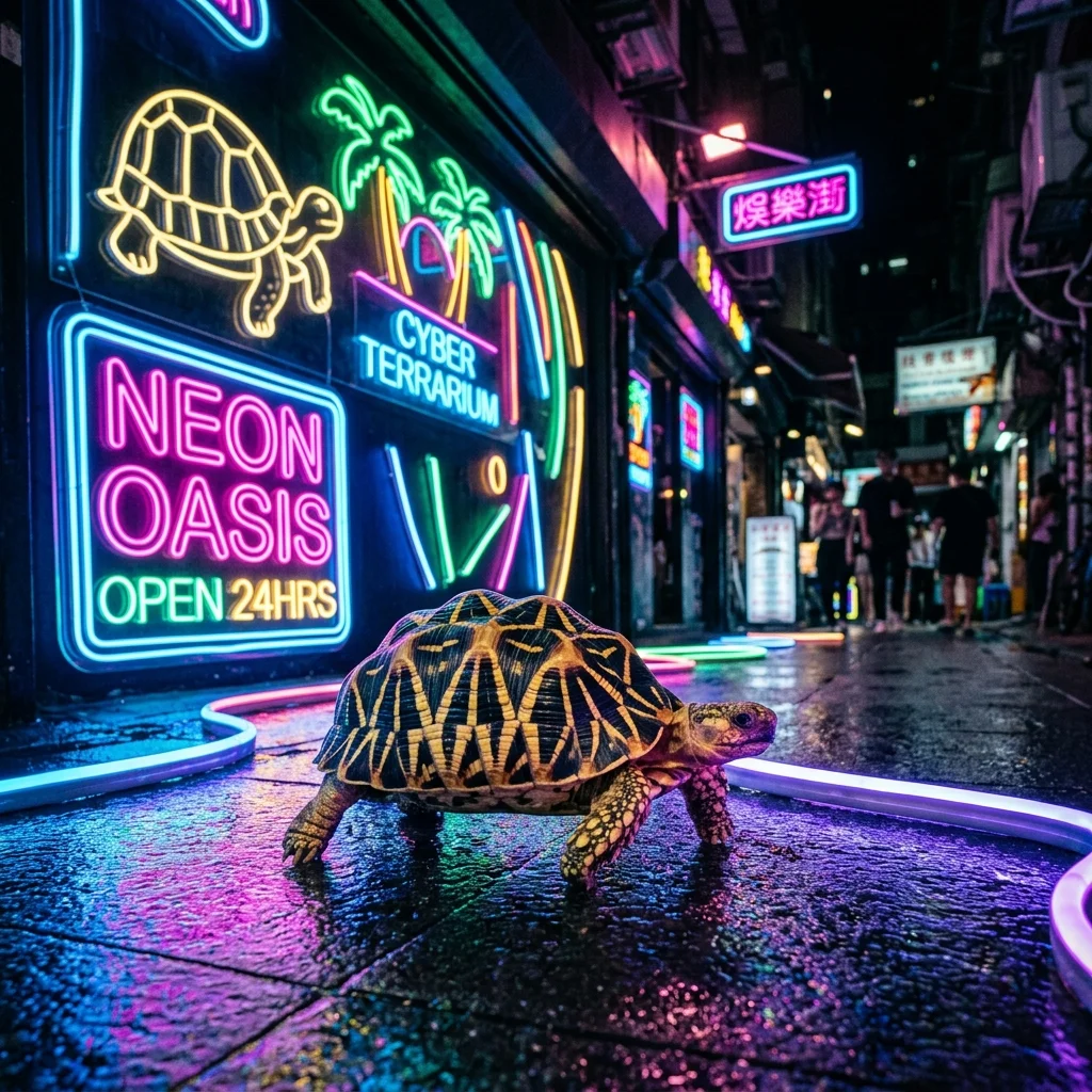 Tortoise and Neon